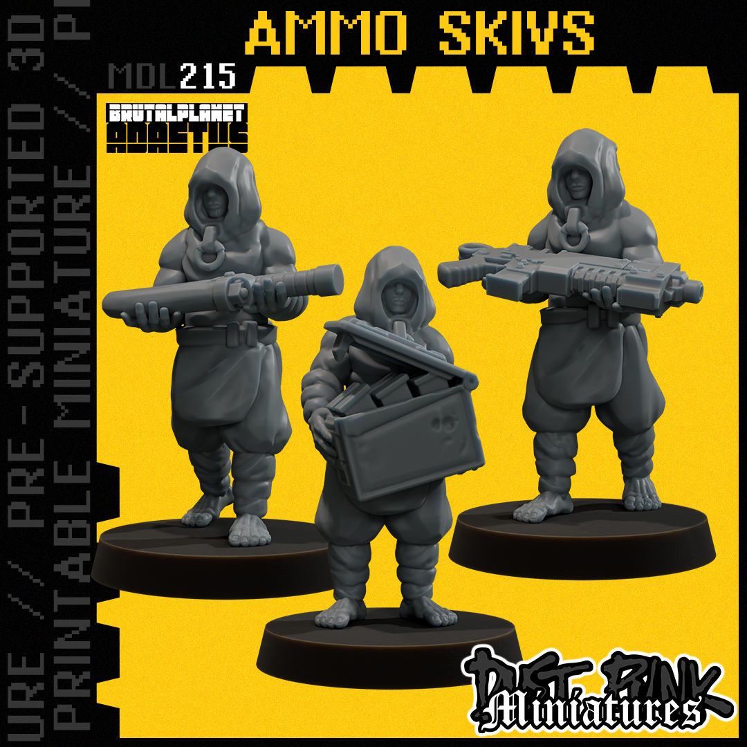 MDL215 AMMO SKIVS [PRE-SUPPORTED]